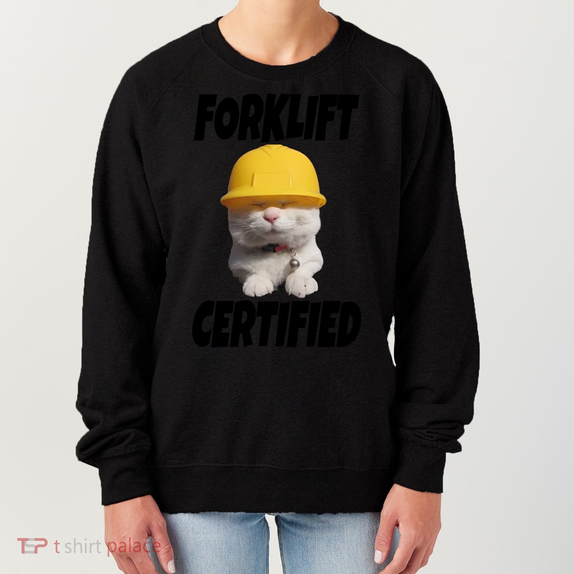 Forklift Certified Cat Women's Sweatshirt