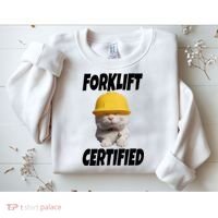 Forklift Certified Cat Sweatshirt thumb 2