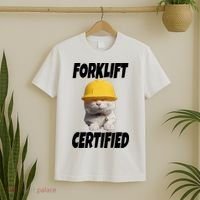 Forklift Certified Cat T-Shirt thumb 2