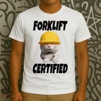 Forklift Certified Cat T-Shirt thumb 3