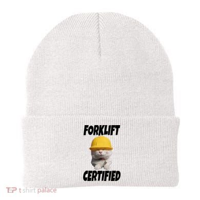 Forklift Certified Cat Beanie