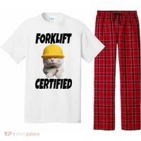 Forklift Certified Cat Pajama Set thumb 0