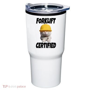 Forklift Certified Cat Tumbler