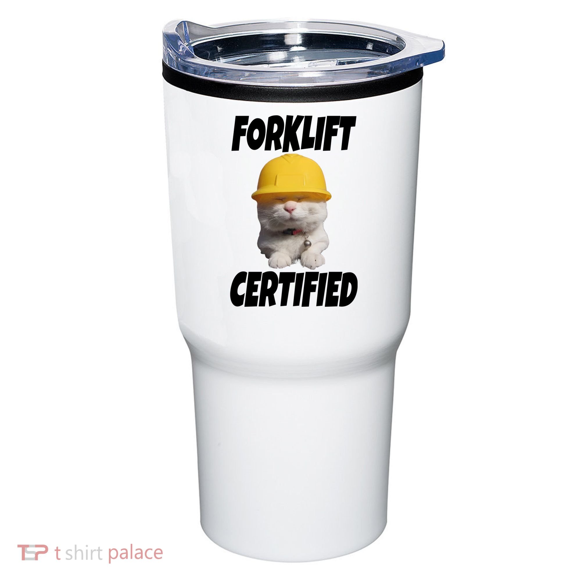 Forklift Certified Cat Tumbler