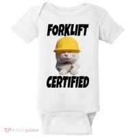 Forklift Certified Cat Baby Bodysuit thumb 0