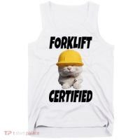 Forklift Certified Cat Tank Top thumb 0