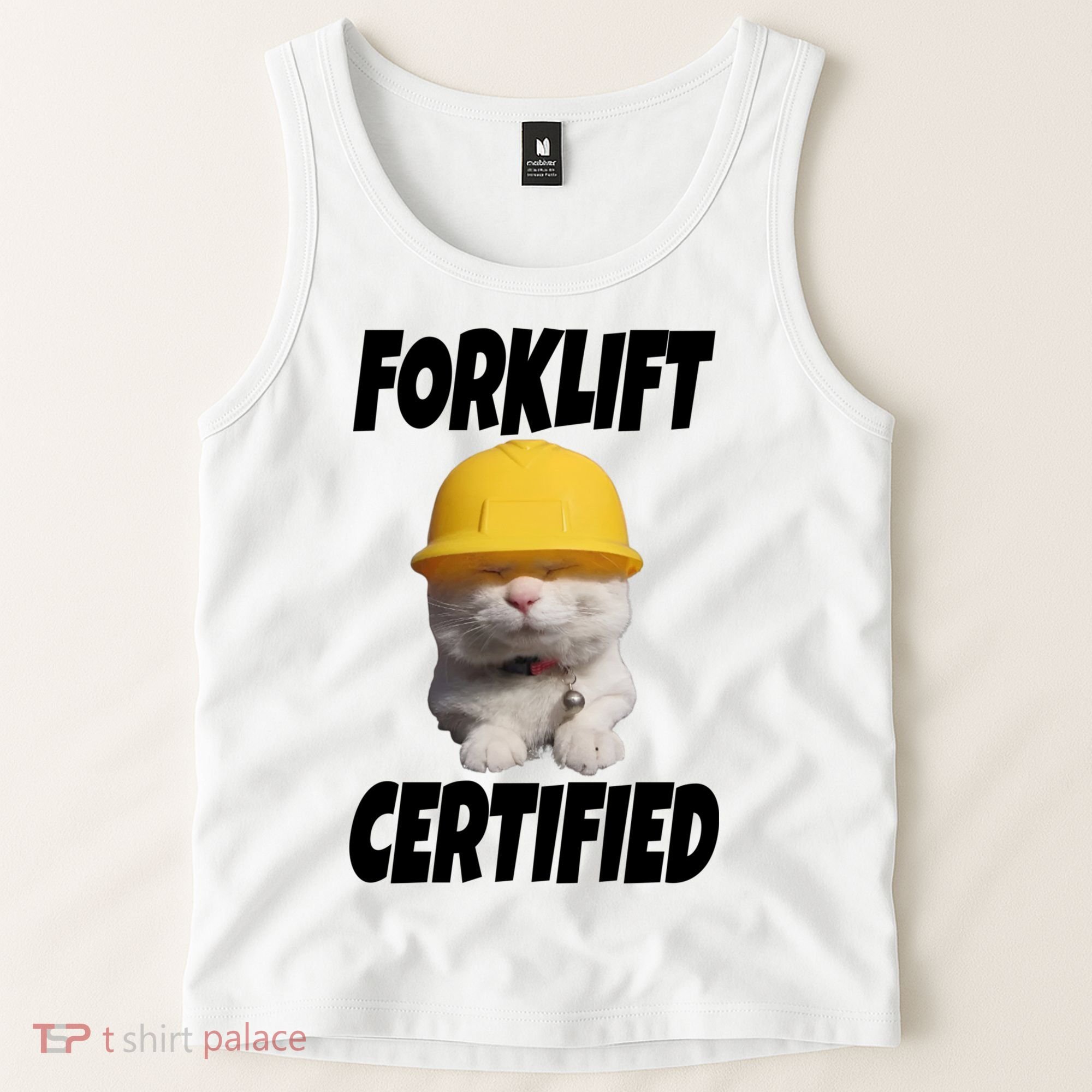 Forklift Certified Cat Tank Top