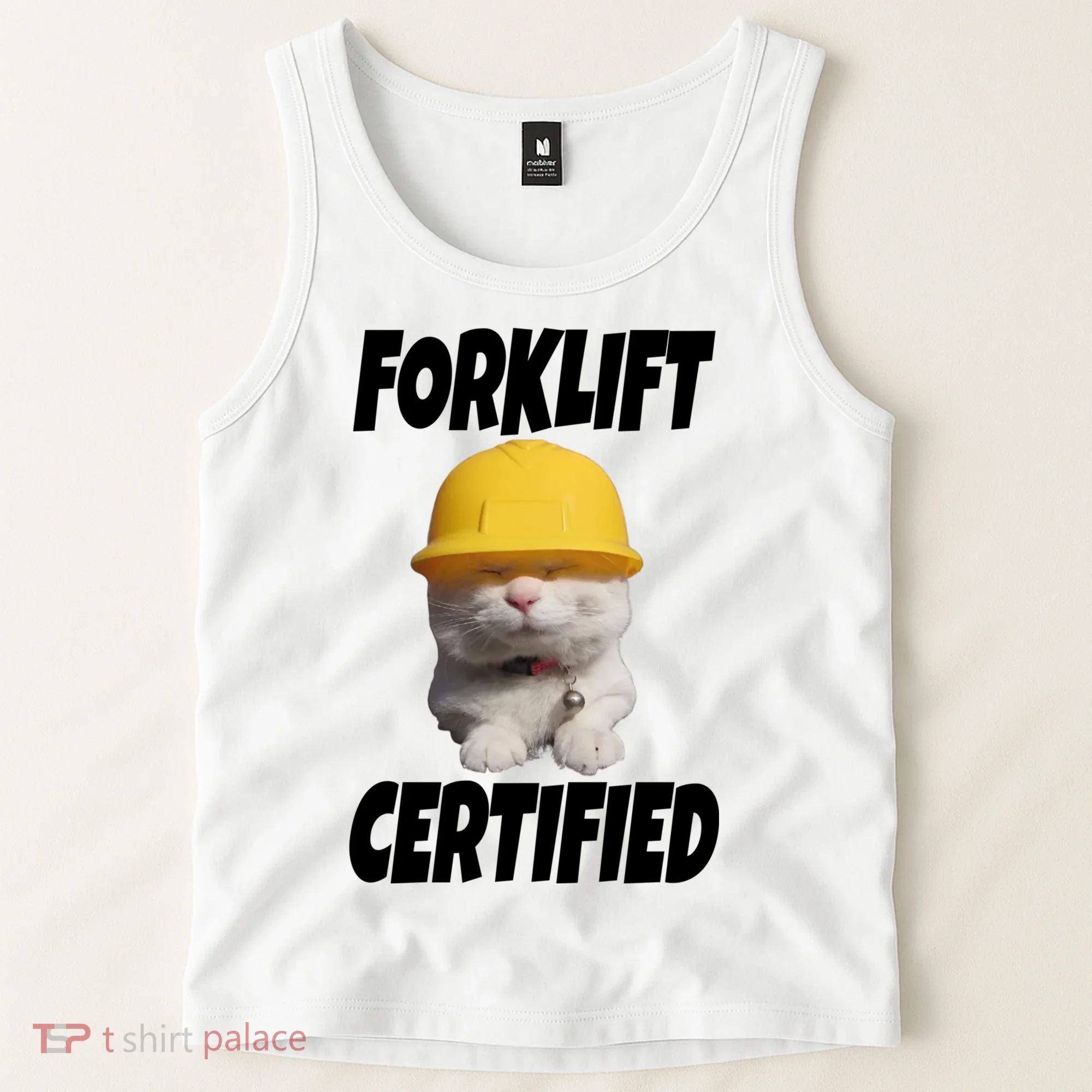 Forklift Certified Cat Tank Top