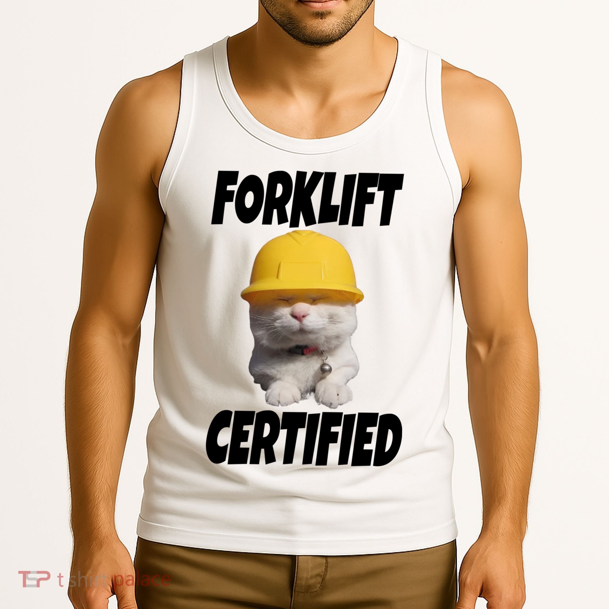 Forklift Certified Cat Tank Top