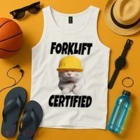 Forklift Certified Cat Tank Top thumb 4