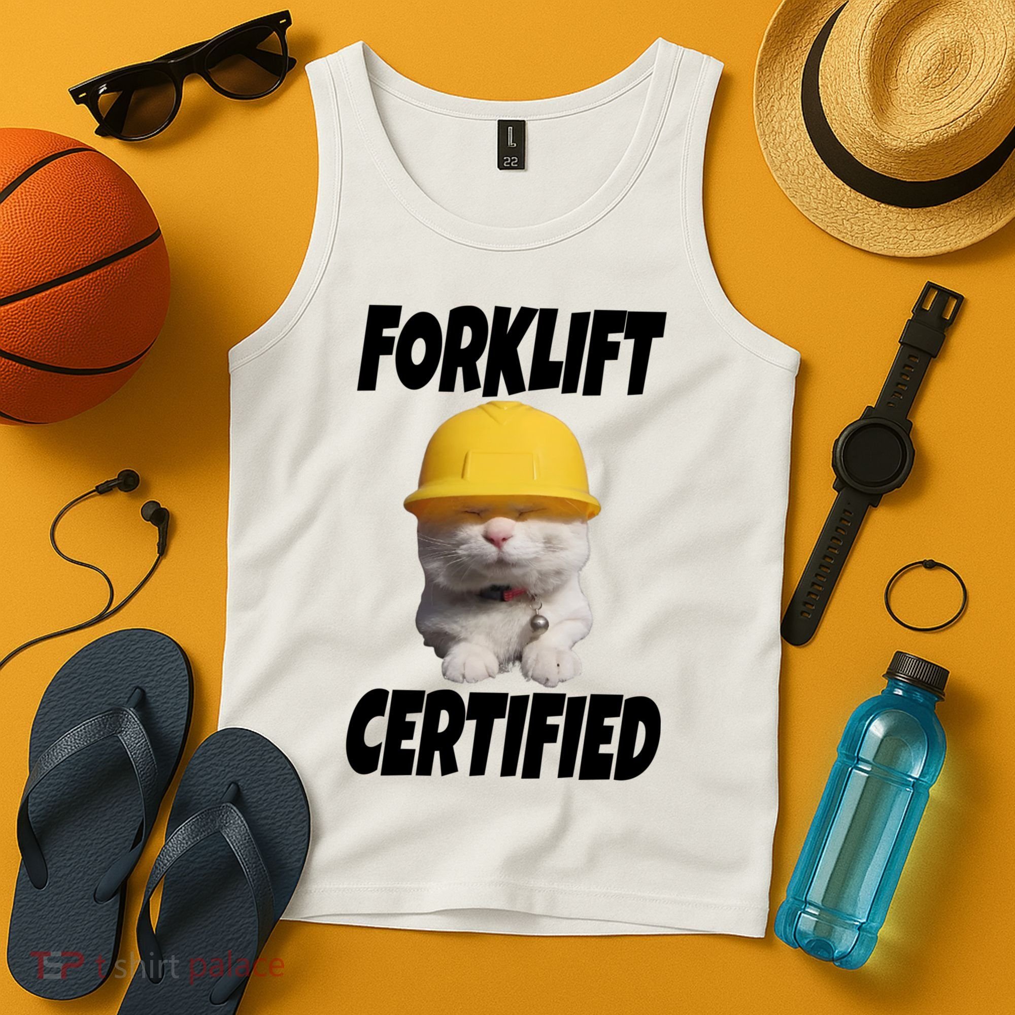 Forklift Certified Cat Tank Top