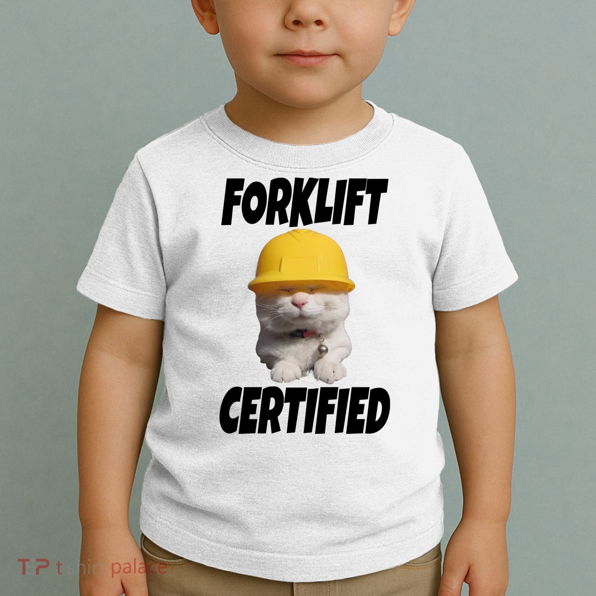 Forklift Certified Cat Toddler T-Shirt