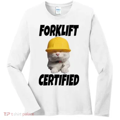 Forklift Certified Cat Women's Long Sleeve Shirt