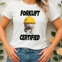 Forklift Certified Cat Women's T-Shirt thumb 2