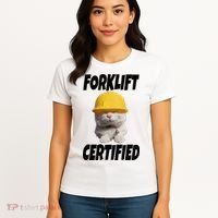 Forklift Certified Cat Women's T-Shirt thumb 4