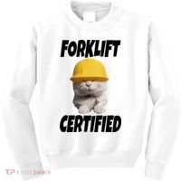 Forklift Certified Cat Kids Sweatshirt thumb 0