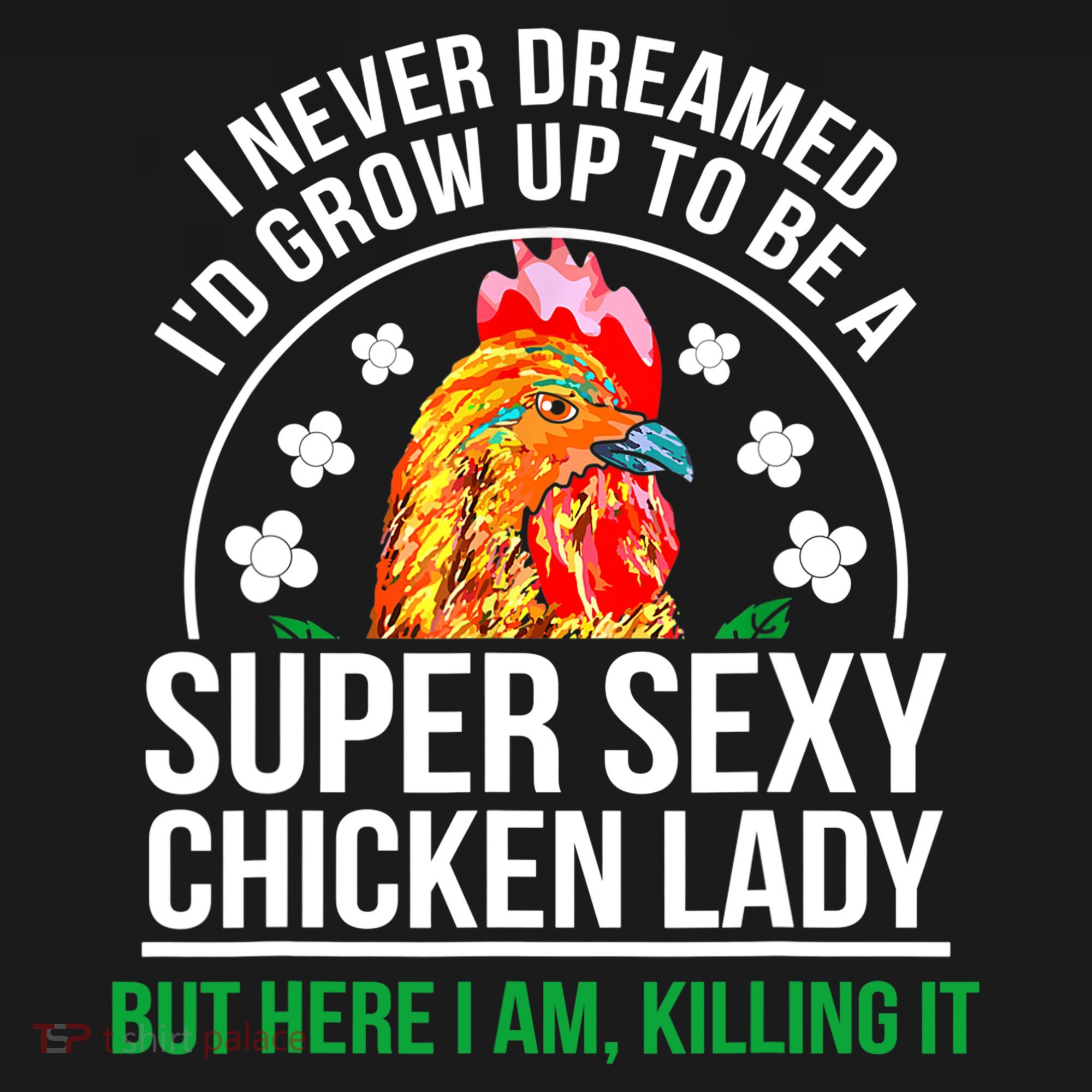 Funny Crazy Chicken Farmer Lady Women Meaningful Gift Women's Hoodie
