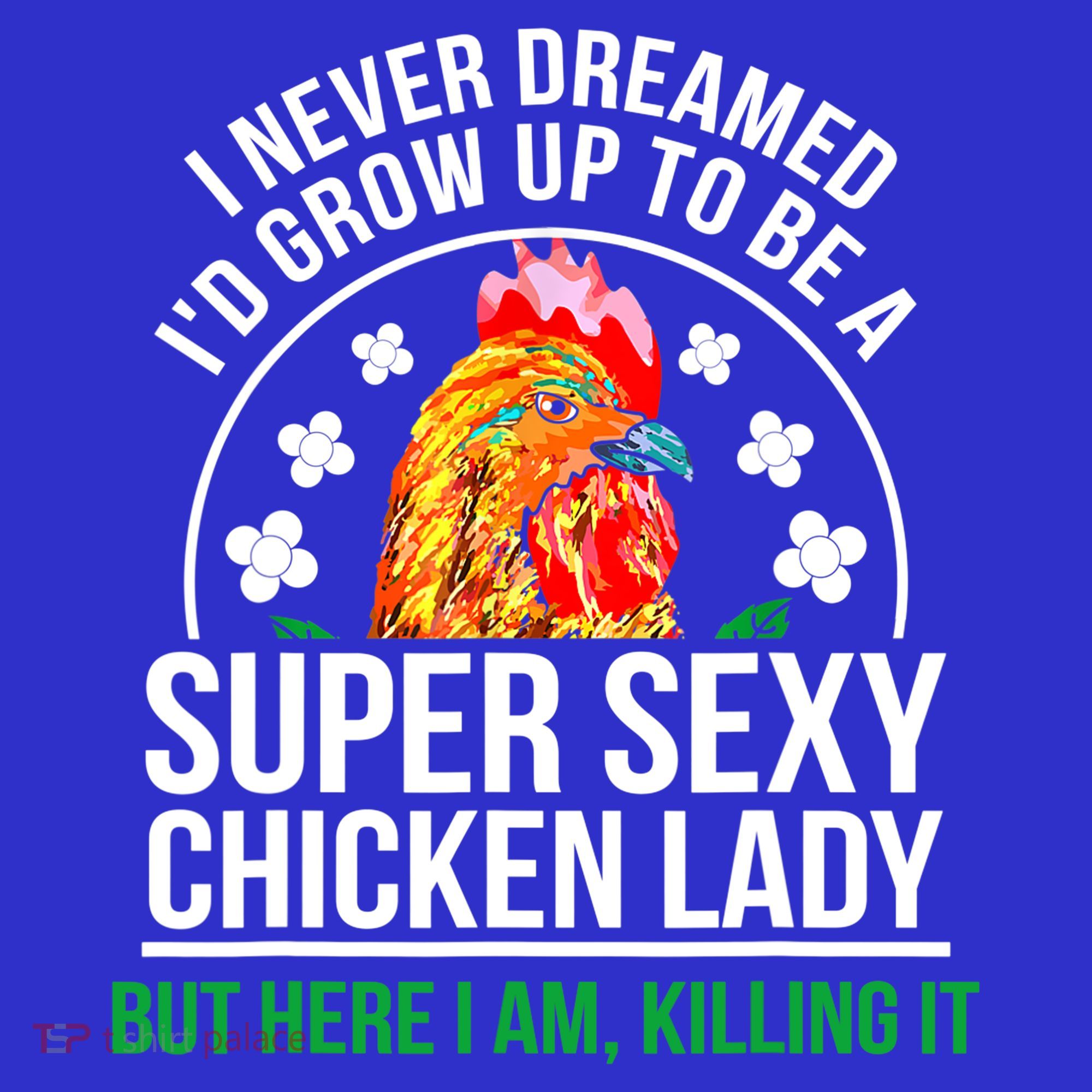 Funny Crazy Chicken Farmer Lady Women Meaningful Gift Tote Bag