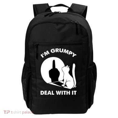 Funny Cat Cat Shadow IM Grumpy Deal With It Backpack