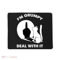 Funny Cat Cat Shadow IM Grumpy Deal With It Mousepad thumb 0