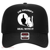 Funny Cat Cat Shadow IM Grumpy Deal With It Hat thumb 0