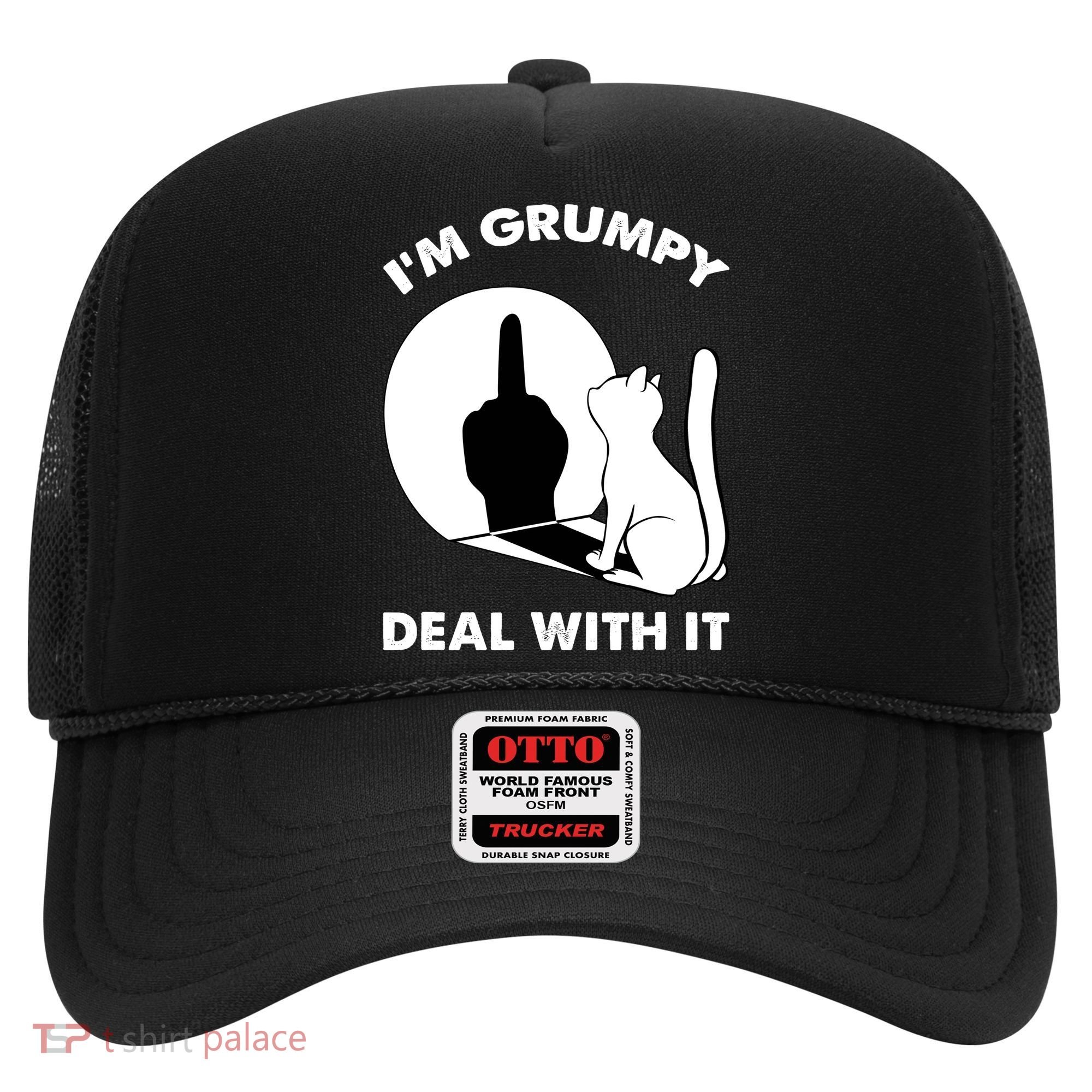 Funny Cat Cat Shadow IM Grumpy Deal With It Hat