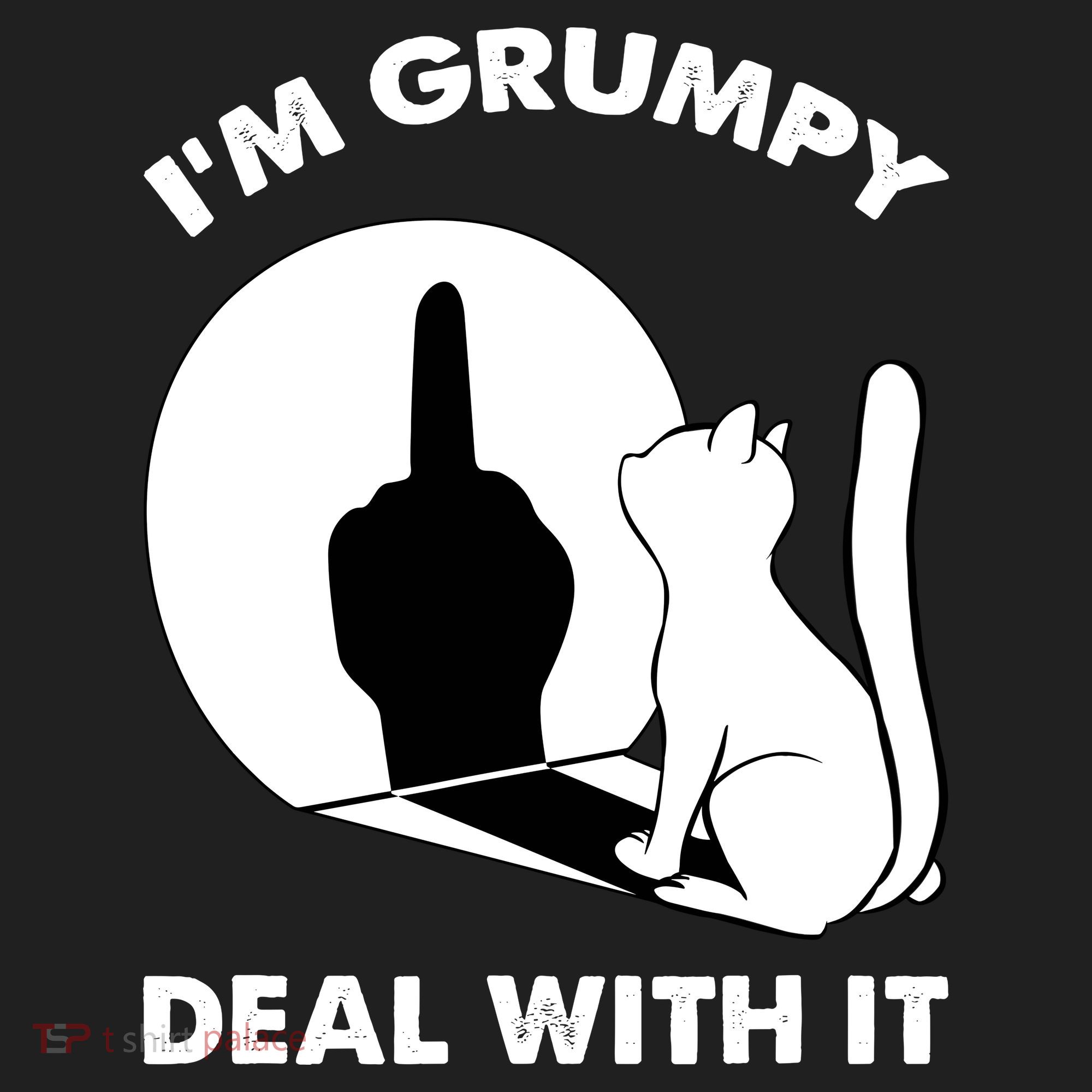 Funny Cat Cat Shadow IM Grumpy Deal With It Hat