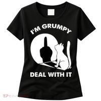 Funny Cat Cat Shadow IM Grumpy Deal With It Women's T-Shirt thumb 0
