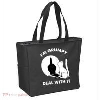 Funny Cat Cat Shadow IM Grumpy Deal With It Tote Bag thumb 2