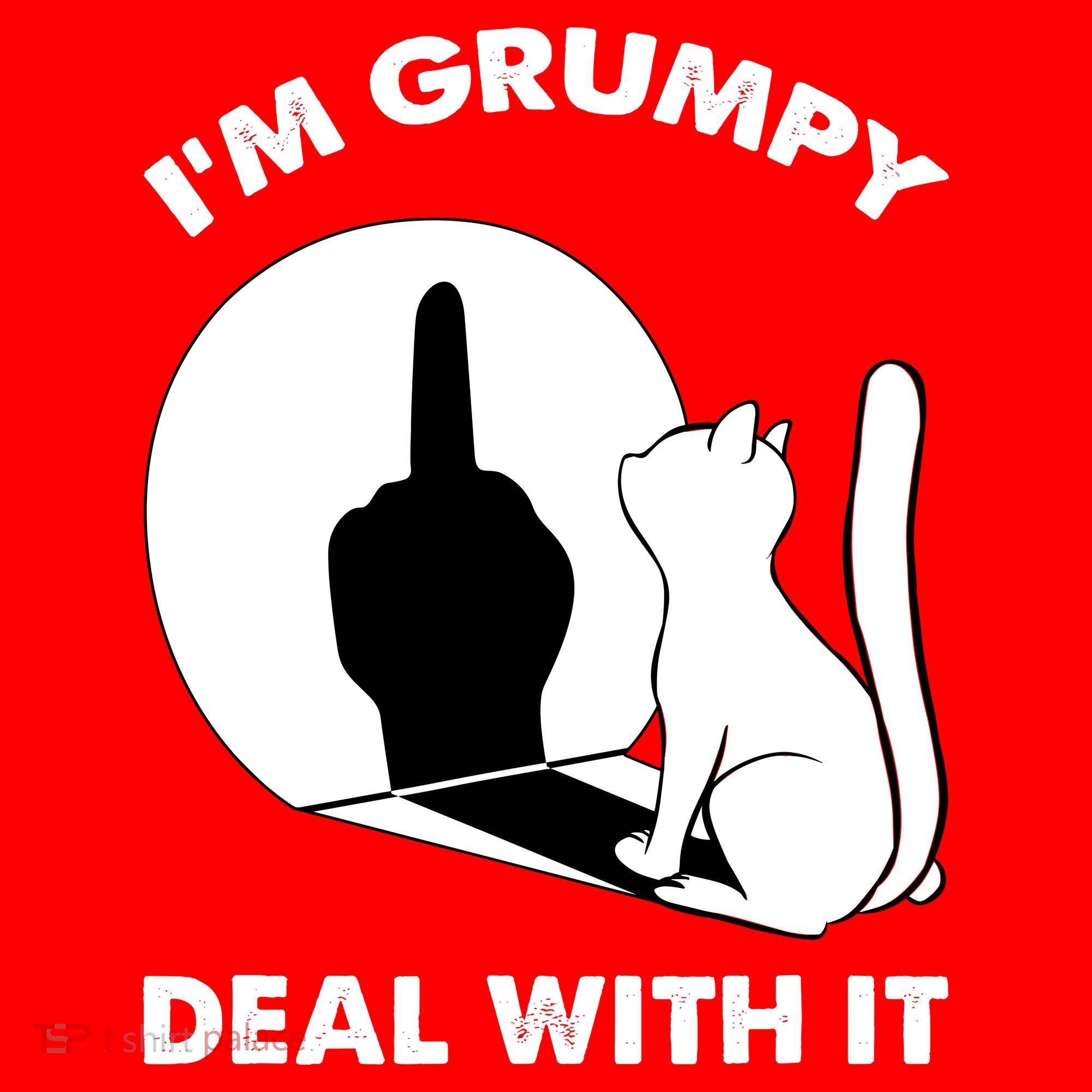 Funny Cat Cat Shadow IM Grumpy Deal With It Santa Hat
