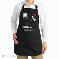 Funny Checkmate Chess Basketball Game Board King Pawn Piece Apron thumb 2