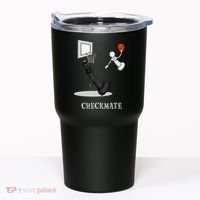 Funny Checkmate Chess Basketball Game Board King Pawn Piece Tumbler thumb 0