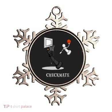 Funny Checkmate Chess Basketball Game Board King Pawn Piece Ornament