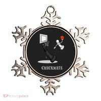Funny Checkmate Chess Basketball Game Board King Pawn Piece Ornament thumb 0