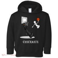 Funny Checkmate Chess Basketball Game Board King Pawn Piece Toddler Hoodie thumb 0