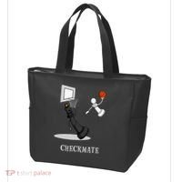 Funny Checkmate Chess Basketball Game Board King Pawn Piece Tote Bag thumb 3