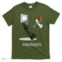 Funny Checkmate Chess Basketball Game Board King Pawn Piece T-Shirt thumb 0