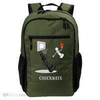 Funny Checkmate Chess Basketball Game Board King Pawn Piece Backpack thumb 0