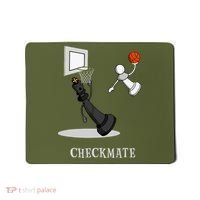 Funny Checkmate Chess Basketball Game Board King Pawn Piece Mousepad thumb 0