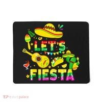 Funny Cinco De Mayo Mexican Guitar Cactus Lets Fiesta Mousepad thumb 0