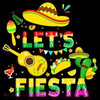 Funny Cinco De Mayo Mexican Guitar Cactus Lets Fiesta Mousepad thumb 1