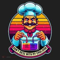 Funny Chief DonT Mess With My Emulsion Molecular Gastronomy Hat thumb 2