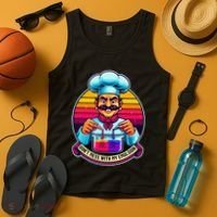 Funny Chief DonT Mess With My Emulsion Molecular Gastronomy Tank Top thumb 4