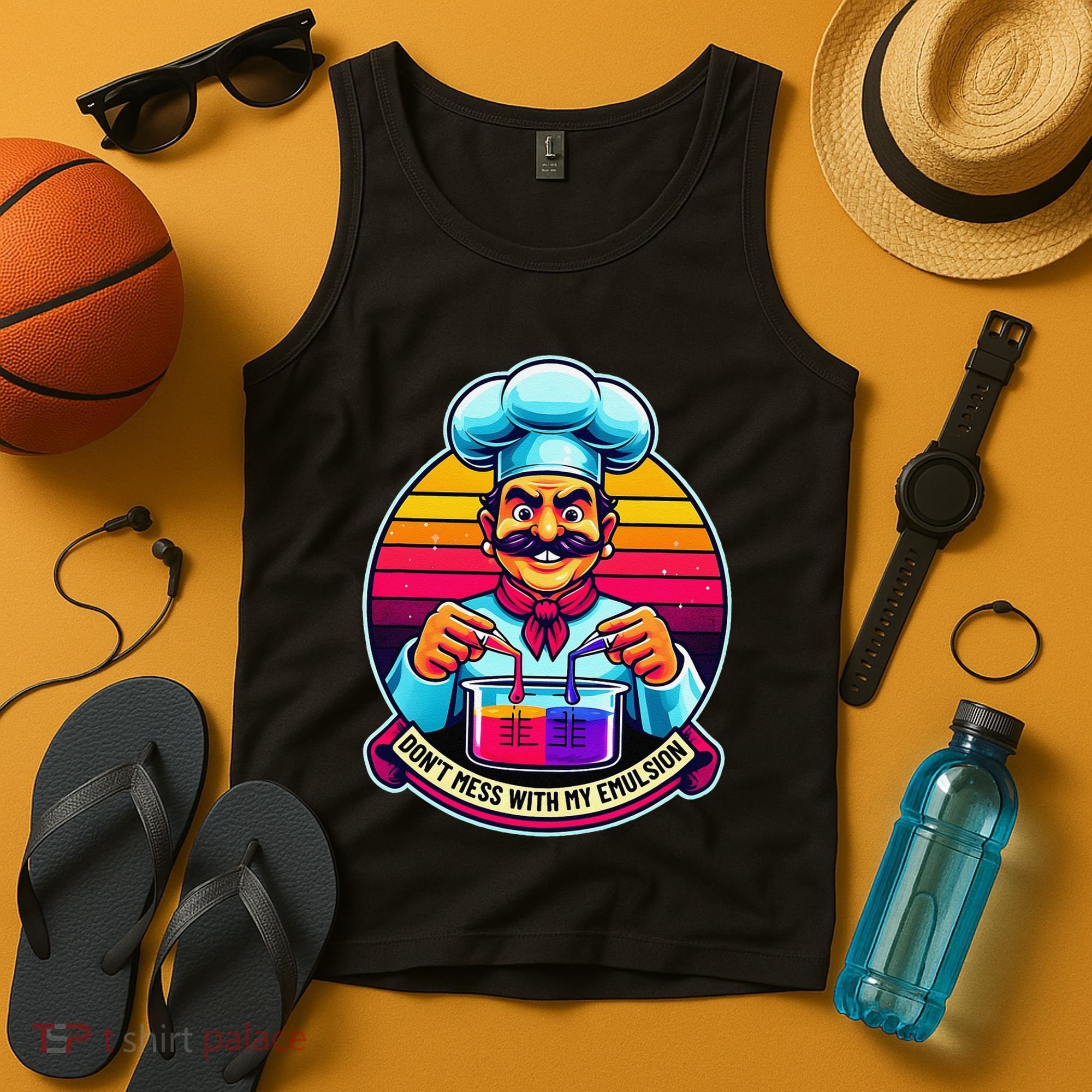 Funny Chief DonT Mess With My Emulsion Molecular Gastronomy Tank Top