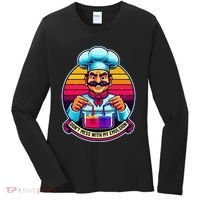 Funny Chief DonT Mess With My Emulsion Molecular Gastronomy Women's Long Sleeve Shirt thumb 0