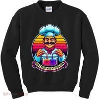 Funny Chief DonT Mess With My Emulsion Molecular Gastronomy Kids Sweatshirt thumb 0