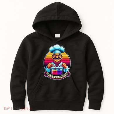 Funny Chief DonT Mess With My Emulsion Molecular Gastronomy Kids Hoodie