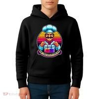 Funny Chief DonT Mess With My Emulsion Molecular Gastronomy Kids Hoodie thumb 4