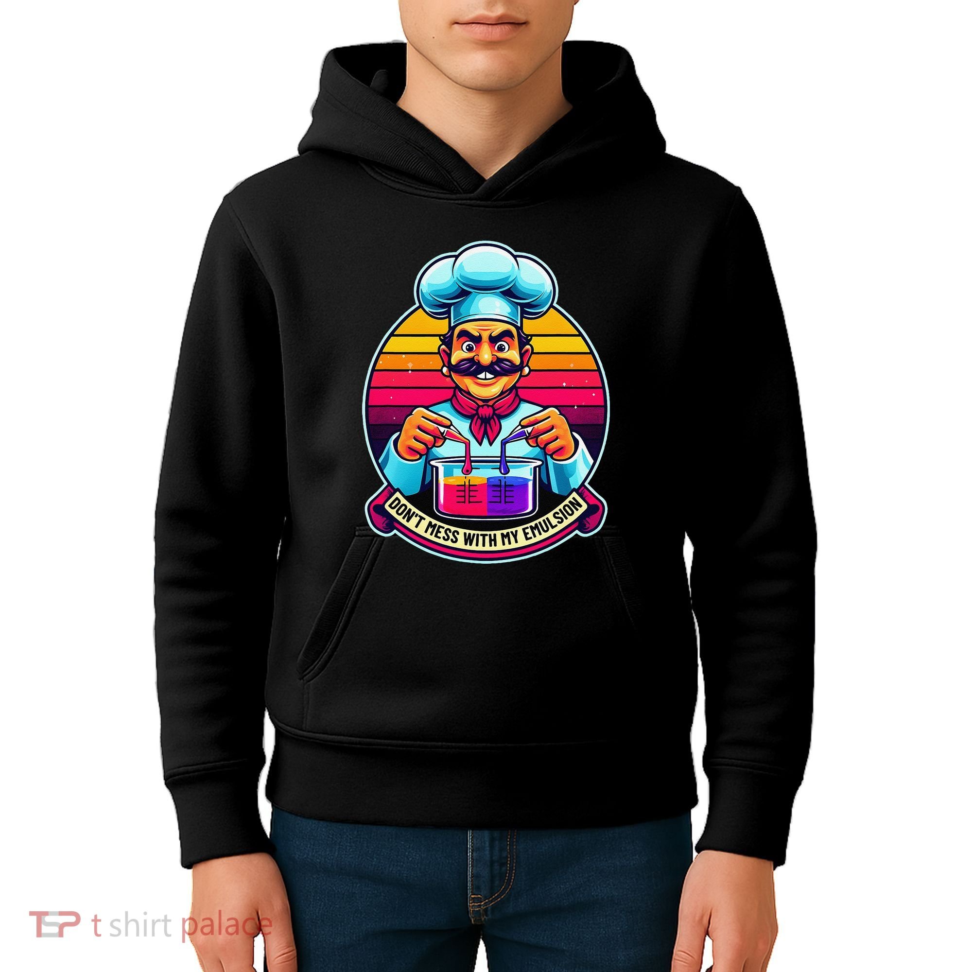 Funny Chief DonT Mess With My Emulsion Molecular Gastronomy Kids Hoodie