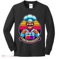 Funny Chief DonT Mess With My Emulsion Molecular Gastronomy Kids Long Sleeve Shirt thumb 0